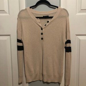 American Eagle Quarter Button Up Varsity Stripe